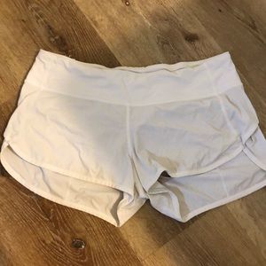 Lululemon white shorts